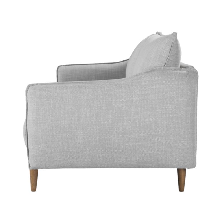 Louie Sofa - 3 Seater - Grey Linen - Fabric