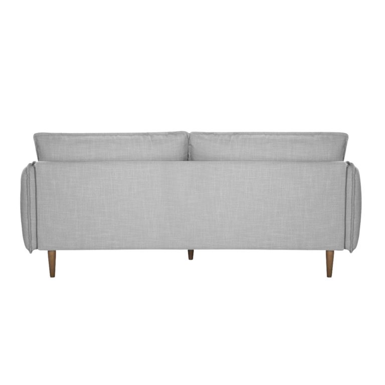 Louie Sofa - 3 Seater - Grey Linen - Fabric