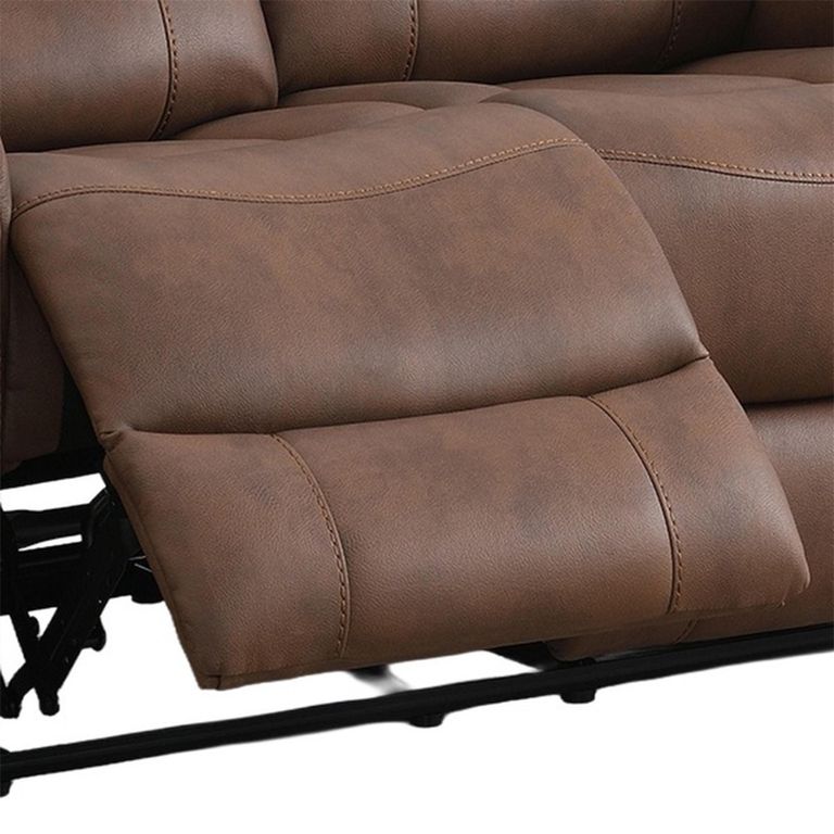 Farnham Ultra Electric Recliner Sofa - 2 Seater - Tan - Fabric