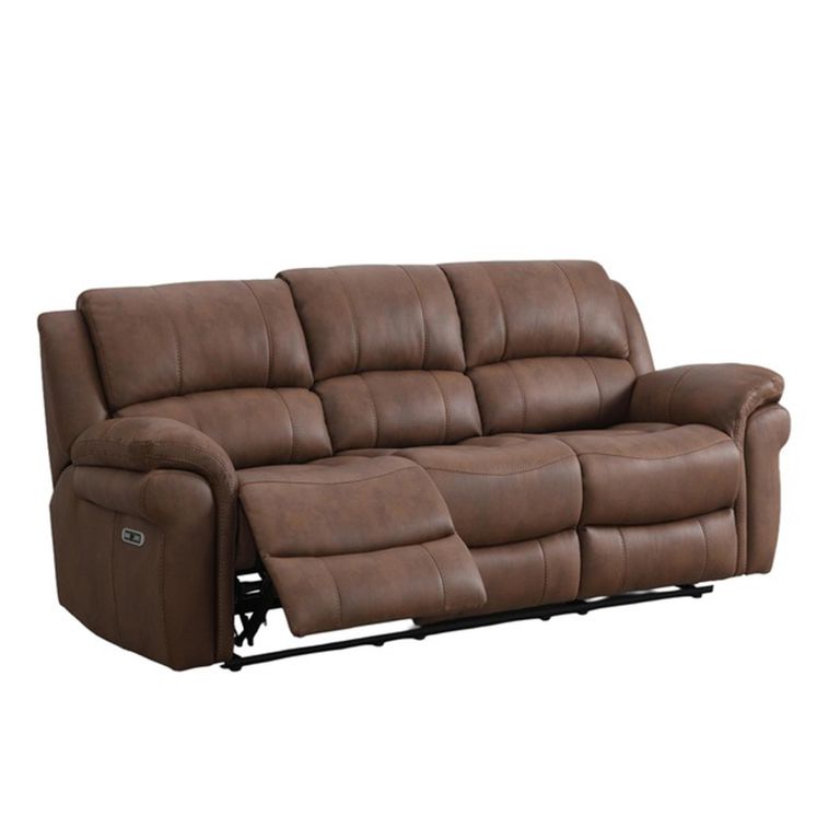 Farnham Ultra Electric Recliner Sofa Suite - 3+1+1 Seater - Tan - Fabric