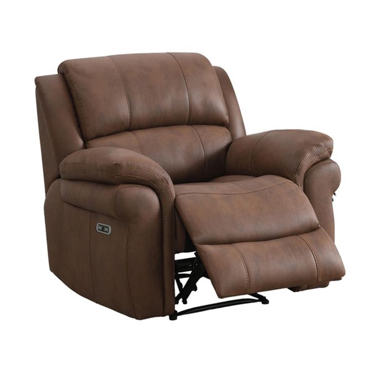 Farnham Ultra Electric Recliner Sofa Suite - 3+1+1 Seater - Tan - Fabric