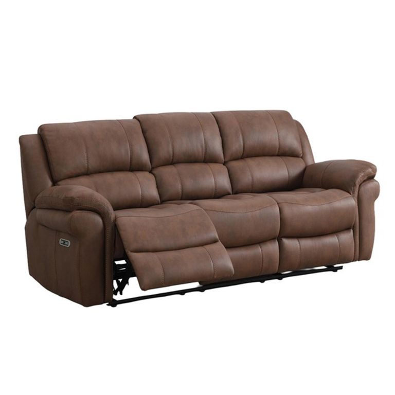 Farnham Ultra Electric Recliner Sofa Suite - 3+2 Seater - Tan - Fabric