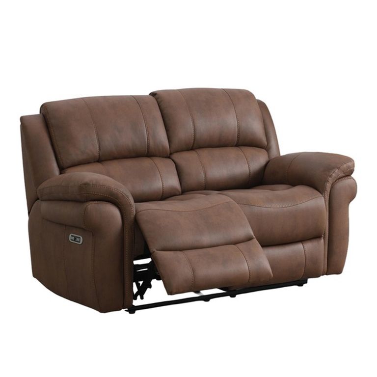 Farnham Ultra Electric Recliner Sofa Suite - 3+2 Seater - Tan - Fabric