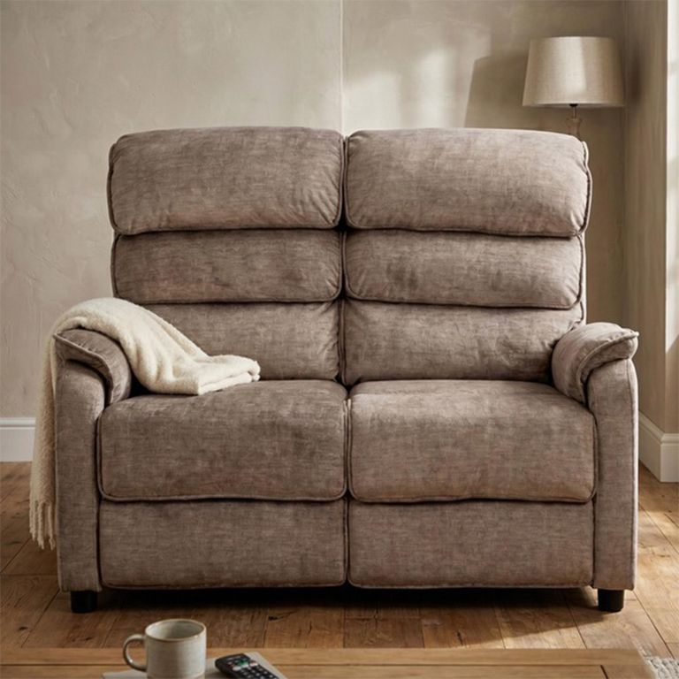 Savoy Sofa - 2 Seater - Taupe - Fabric