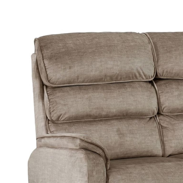 Savoy Sofa - 3 Seater - Taupe - Fabric