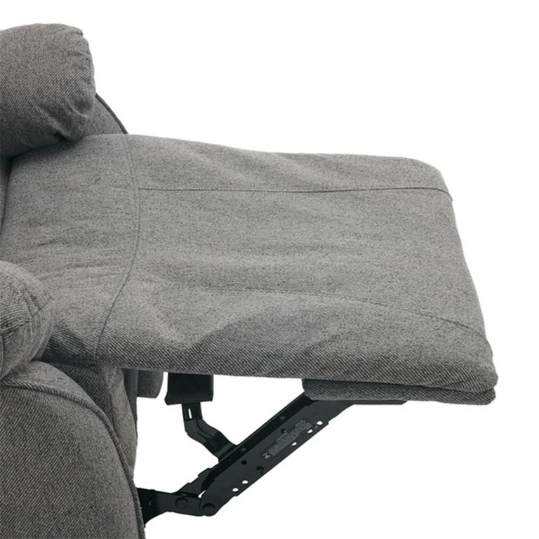 Belgrave Manual Recliner Armchair - Grey - Fabric
