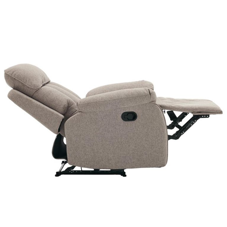 Belgrave Manual Recliner Armchair - Oatmeal - Fabric