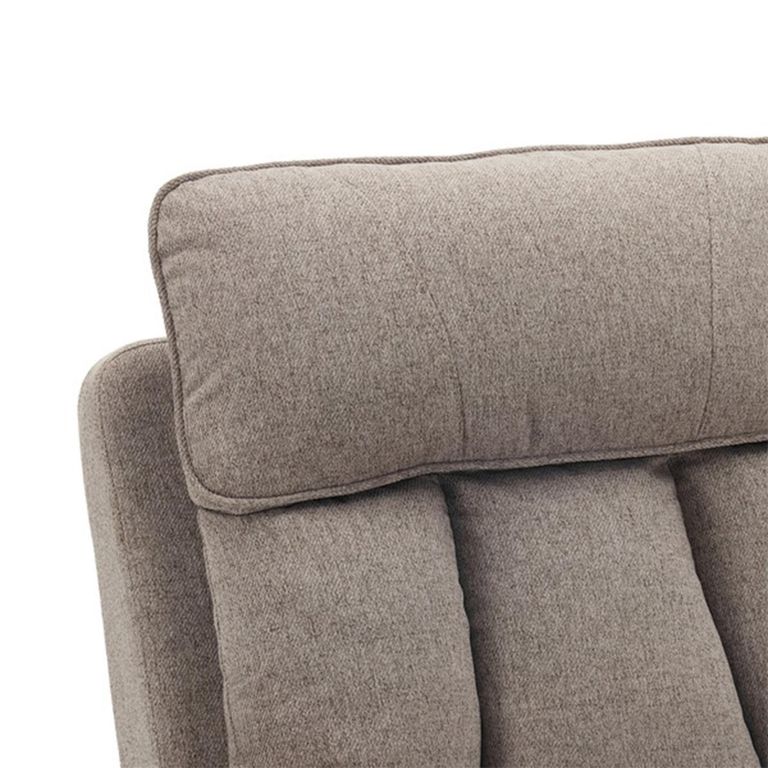 Belgrave Manual Recliner Armchair - Oatmeal - Fabric