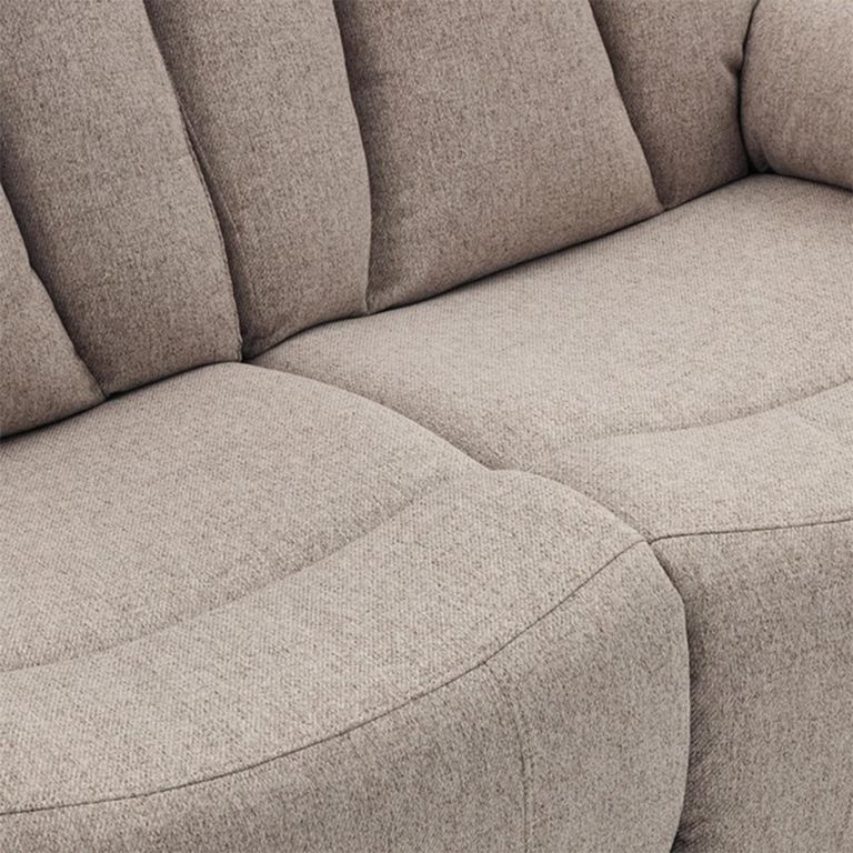 Belgrave Manual Recliner Sofa - 2 Seater - Oatmeal - Fabric