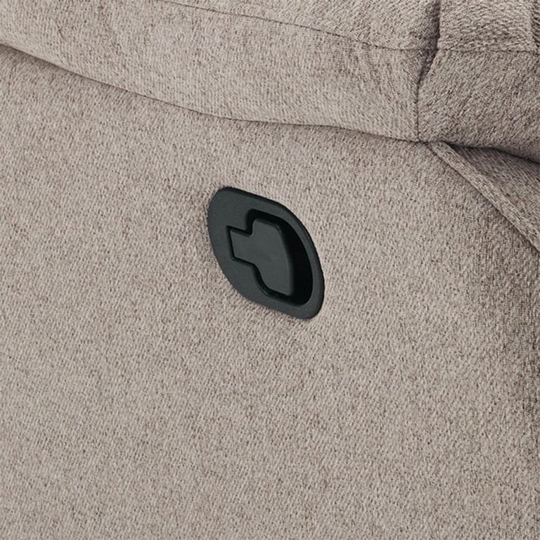 Belgrave Manual Recliner Sofa - 2 Seater - Oatmeal - Fabric