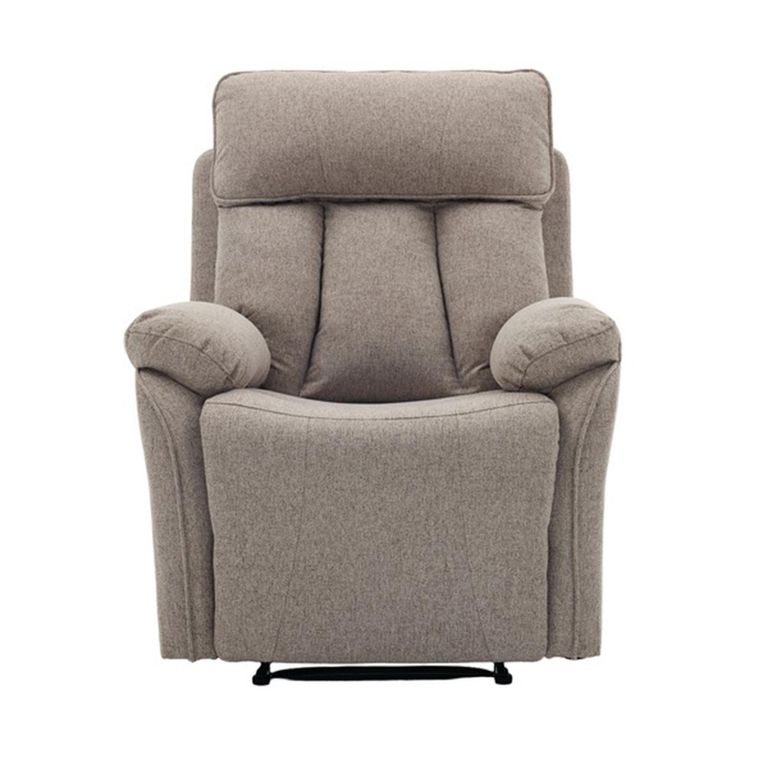 Belgrave Manual Recliner Sofa Suite - 3+1+1 Seater - Oatmeal - Fabric