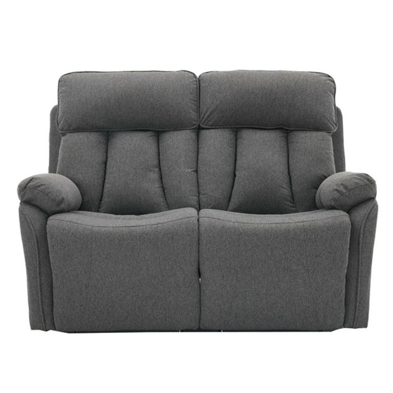 Belgrave Manual Recliner Sofa Suite - 3+2 Seater - Grey - Fabric