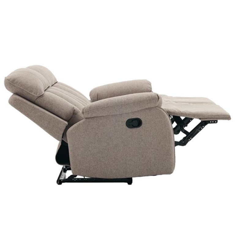 Belgrave Manual Recliner Sofa Suite - 3+2 Seater - Oatmeal - Fabric