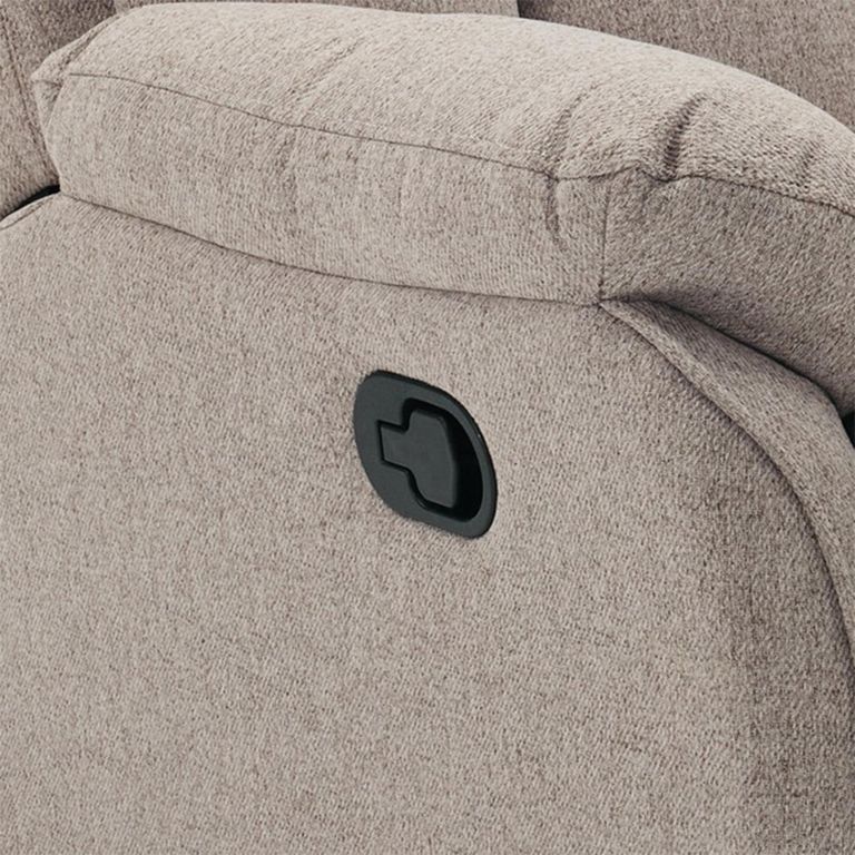 Belgrave Manual Recliner Sofa Suite - 3+2 Seater - Oatmeal - Fabric