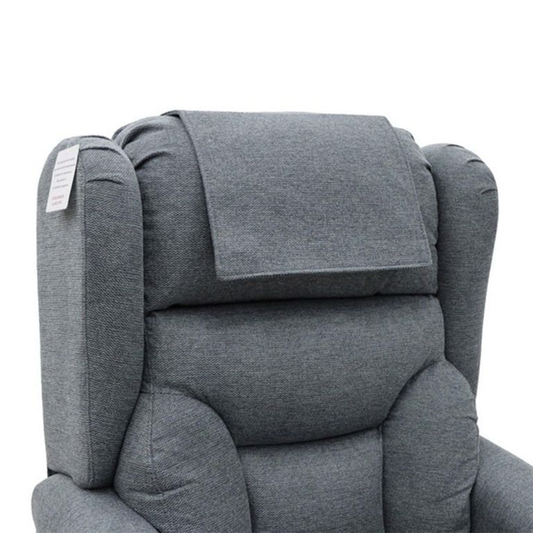 Berkshire Electric Recliner Armchair - Dual Motor - Steel Grey - Fabric