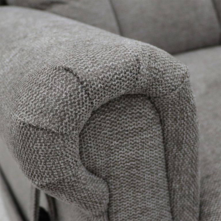 Berkshire Electric Recliner Armchair - Dual Motor - Stone - Fabric