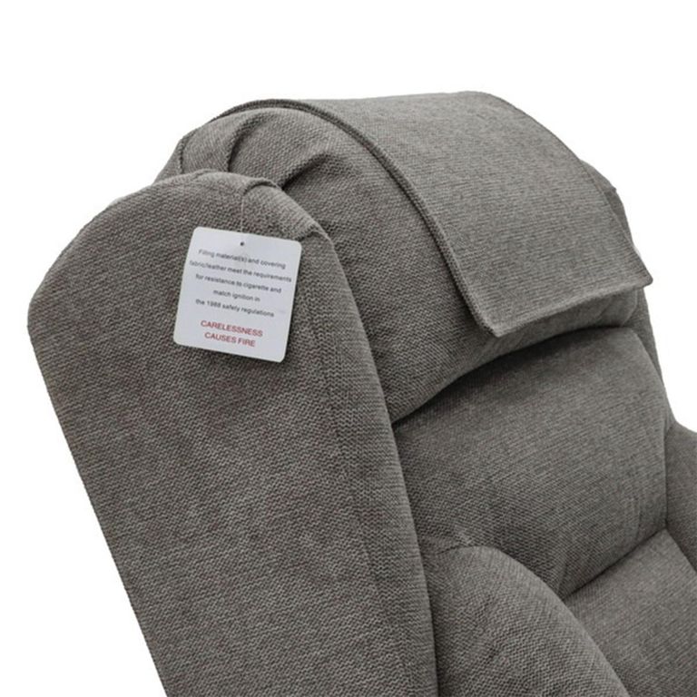 Berkshire Electric Recliner Armchair - Quad Motor - Stone - Fabric