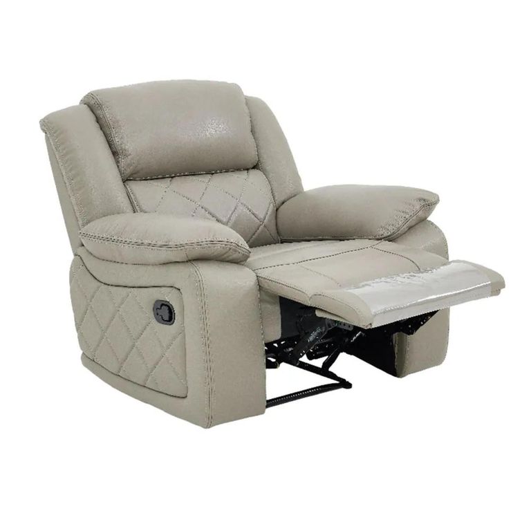 Bentley Electric Recliner Armchair - Grey Leather