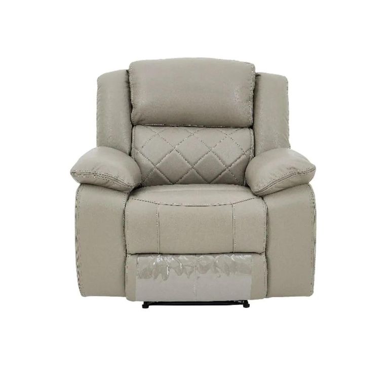 Bentley Electric Recliner Armchair - Grey Leather