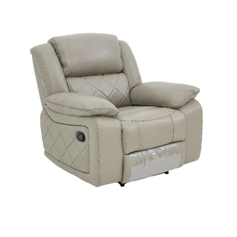 Bentley Electric Recliner Armchair - Grey Leather