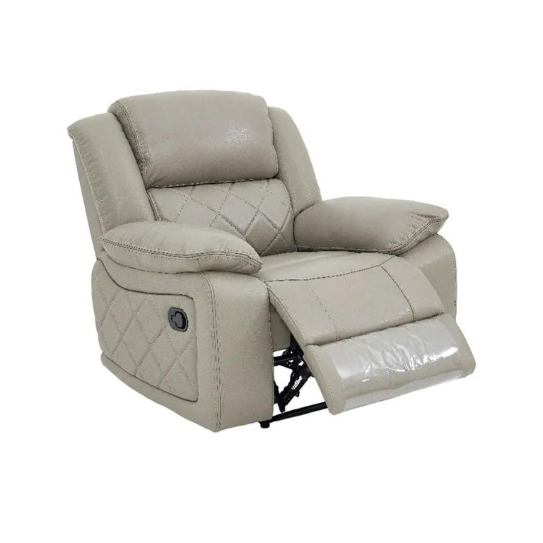 Bentley Electric Recliner Armchair - Grey Leather