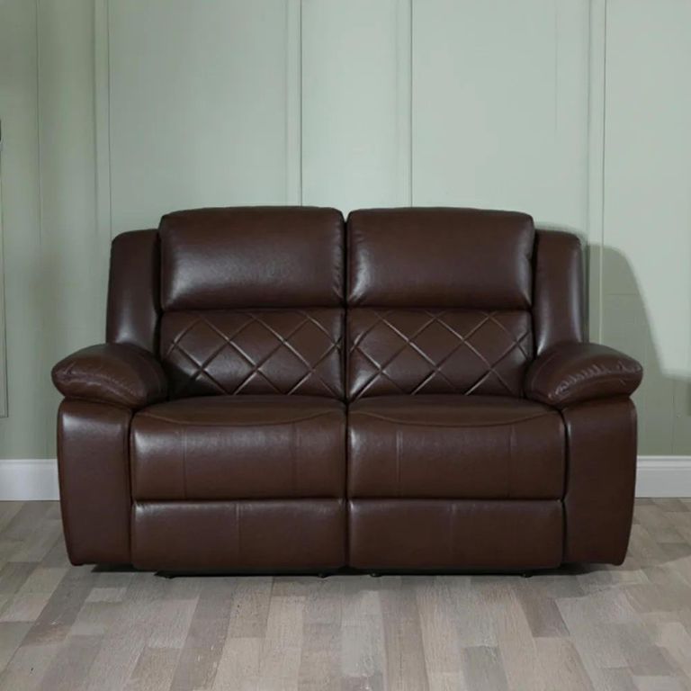 Bentley Electric Recliner Sofa - 2 Seater - Brown Leather