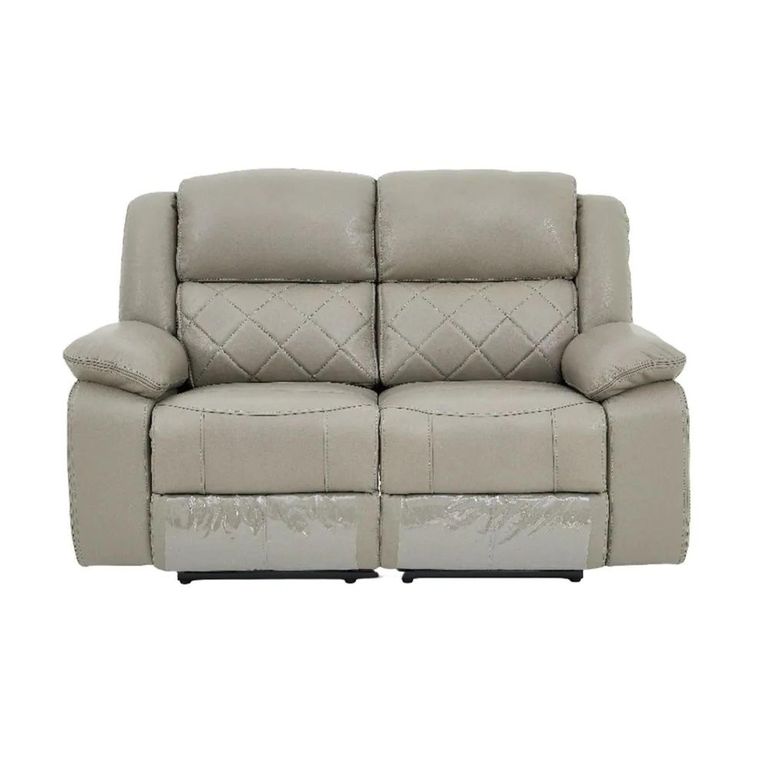 Bentley Electric Recliner Sofa - 2 Seater - Grey Leather