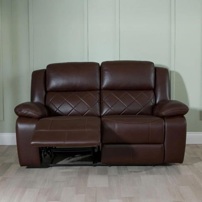 Bentley Electric Recliner Sofa Set - Brown Leather