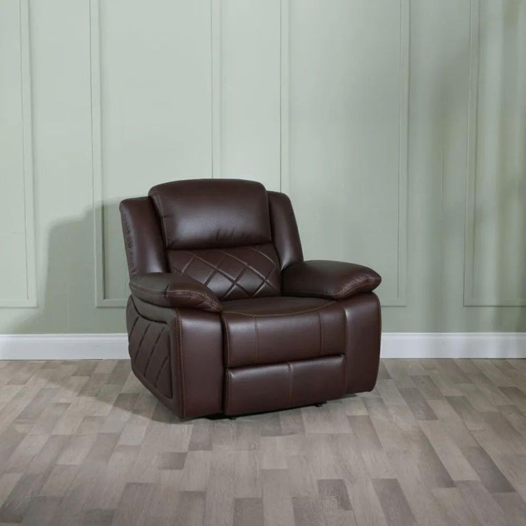 Bentley Electric Recliner Sofa Set - Brown Leather