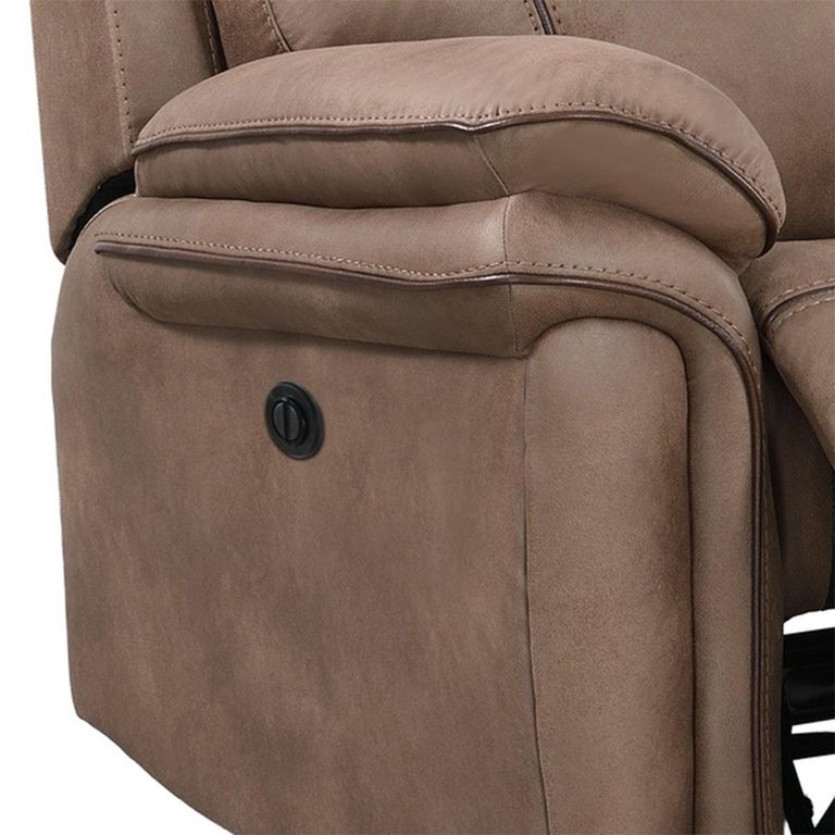 Richmond Electric Recliner Armchair - Sahara - Leather Look Fabric