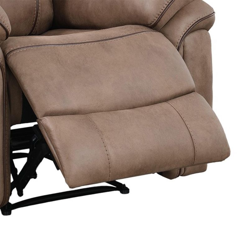Richmond Electric Recliner Armchair - Sahara - Leather Look Fabric