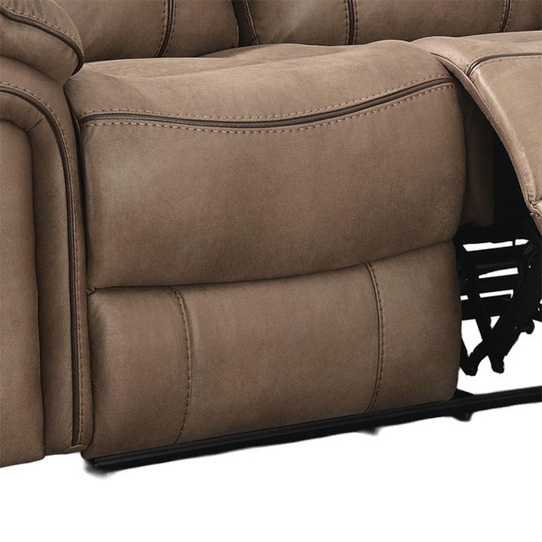 Richmond Electric Recliner Sofa - 2 Seater - Sahara - Leather Look Fabric