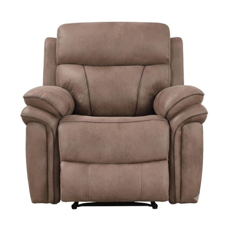 Richmond Electric Recliner Sofa Suite - 3+1+1 Seater - Sahara - Leather Look Fabric