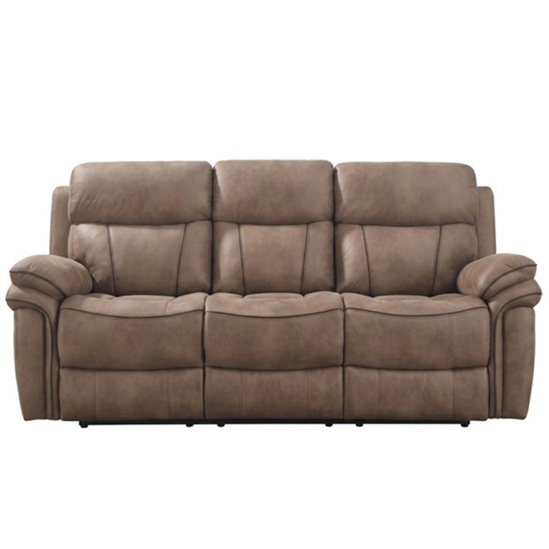Richmond Electric Recliner Sofa Suite - 3+2 Seater - Sahara - Leather Look Fabric