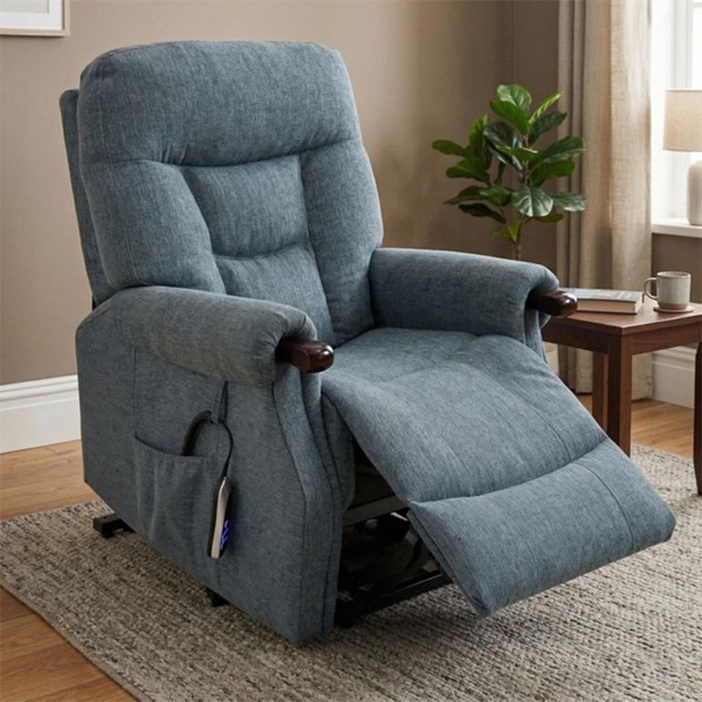 Astoria Electric Lift & Tilt Armchair - Dual Motor - Steel - Fabric
