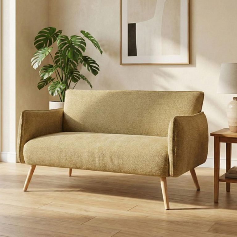 Piper Sofa - 2 Seater - Olive Green - Fabric