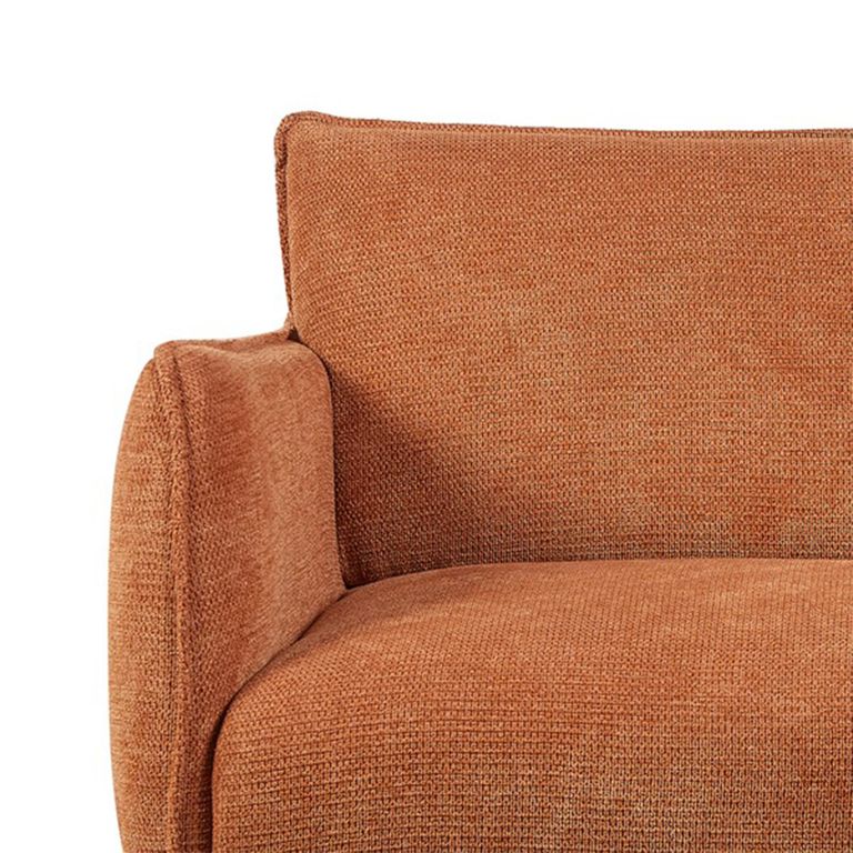 Piper Sofa - 2 Seater - Rust - Fabric