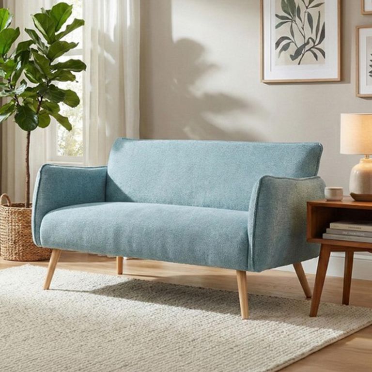 Piper Sofa - 2 Seater - Teal - Fabric
