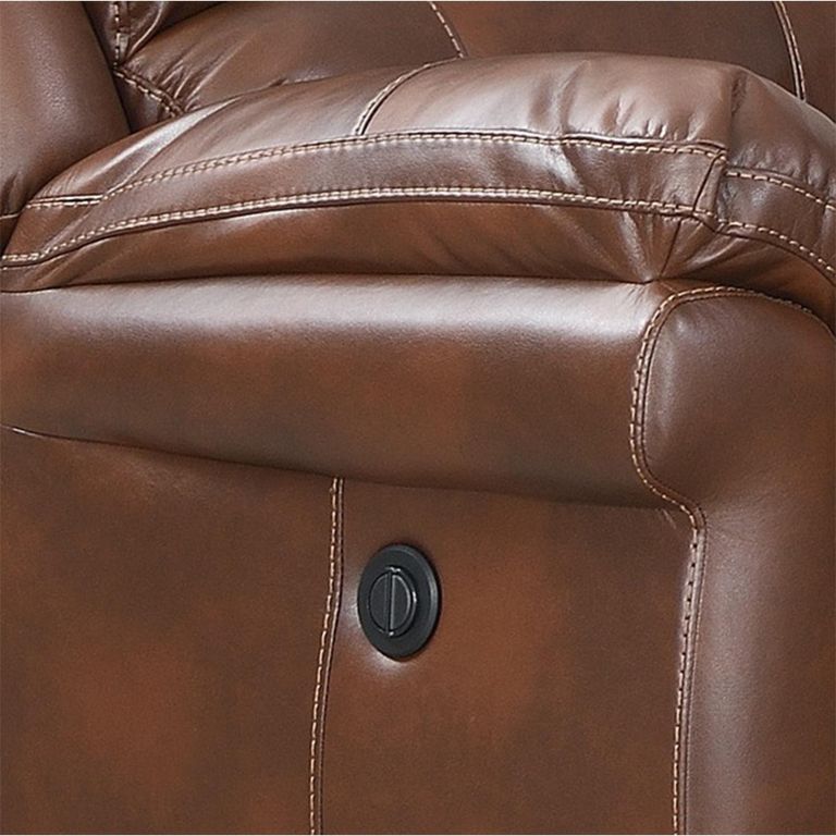 Farnham Power Electric Recliner Armchair - Tan - Leather
