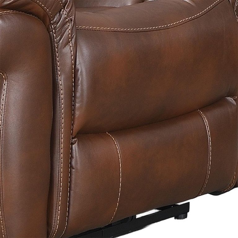 Farnham Power Electric Recliner Armchair - Tan - Leather