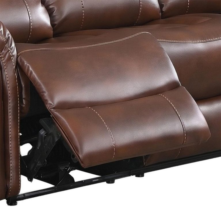 Farnham Power Electric Recliner Sofa Suite - 3+2 Seater - Tan - Leather
