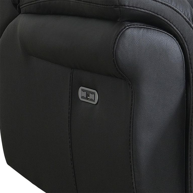 Farnham Ultra Electric Recliner Armchair - Black - Fabric