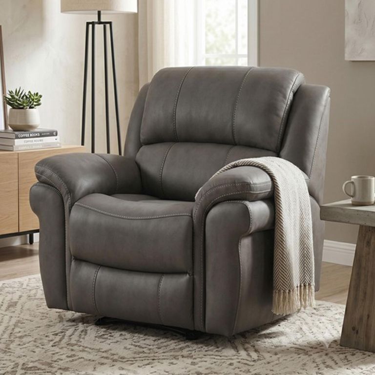 Farnham Ultra Electric Recliner Armchair - Grey - Fabric