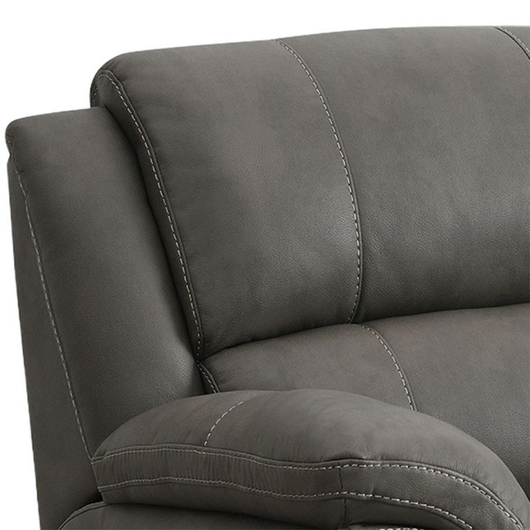 Farnham Ultra Electric Recliner Armchair - Grey - Fabric
