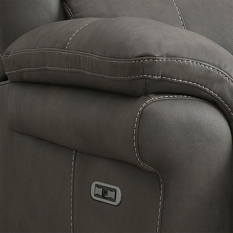 Farnham Ultra Electric Recliner Armchair - Grey - Fabric