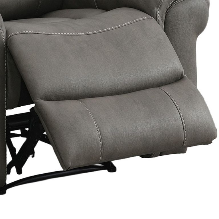 Farnham Ultra Electric Recliner Armchair - Grey - Fabric