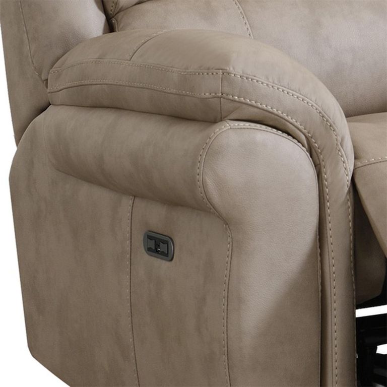 Farnham Ultra Electric Recliner Armchair - Stone - Fabric
