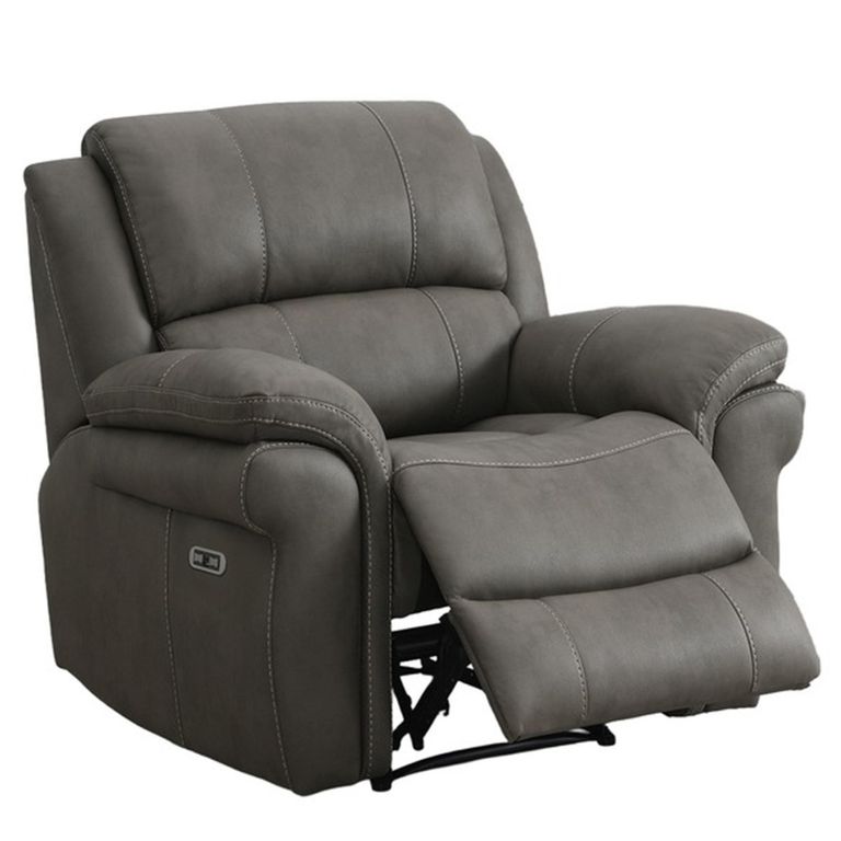 Farnham Ultra Electric Recliner Sofa Suite - 3+1+1 Seater - Grey - Fabric