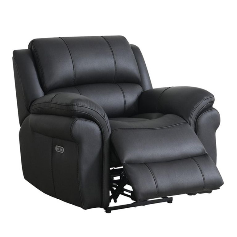 Farnham Ultra Electric Recliner Sofa Suite - 3+1+1 Seater - Black - Fabric