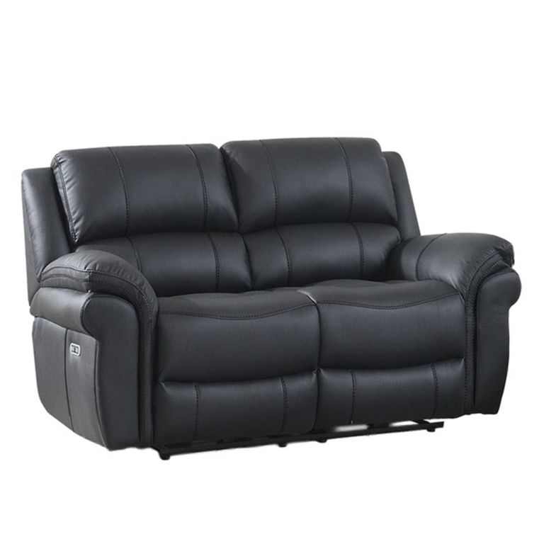 Farnham Ultra Electric Recliner Sofa Suite - 3+2 Seater - Black - Fabric